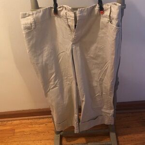 Women's Classic Straight Fit Khaki Pants - Neutral Beige